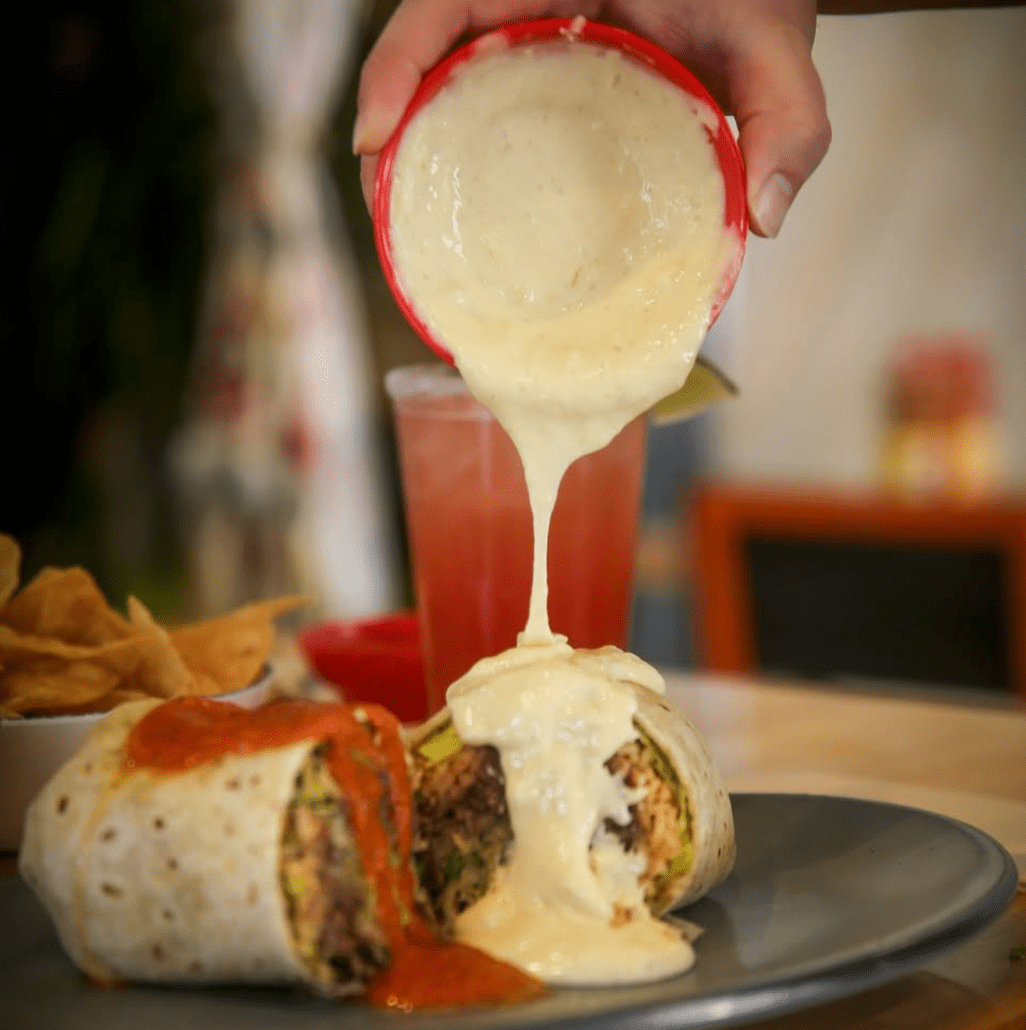 Pouring Sauce